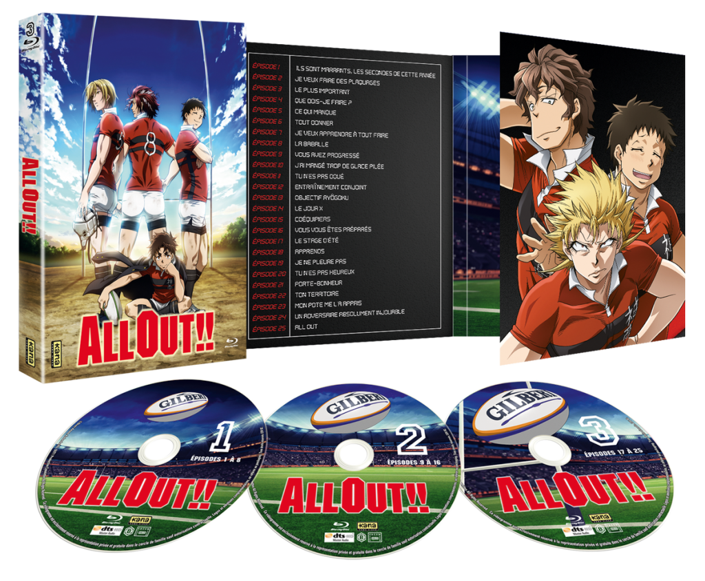 L’anime All out! arrive en DVD et Bluray chez Kana