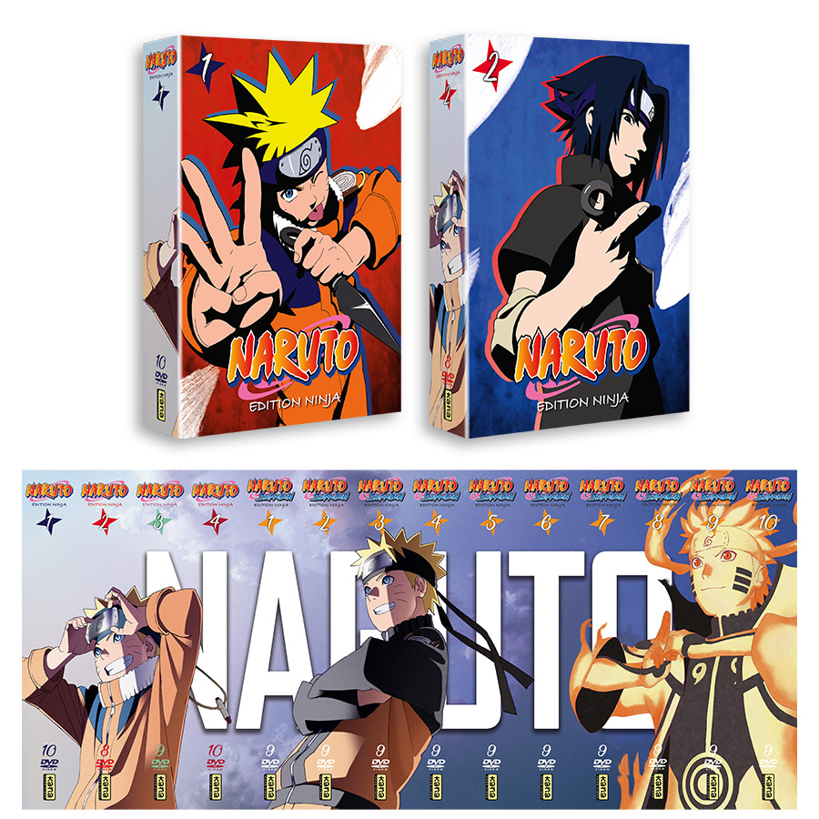 Kana dévoile ses nouveaux coffrets DVD Naruto / Shippûden