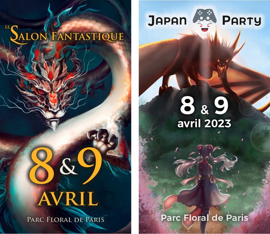 Japan Party et Le Salon Fantastique de retour à Paris les 8 et 9 avril 2023